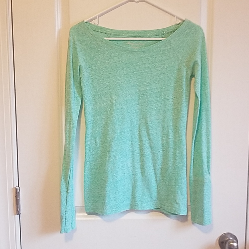 Seafoam Boatneck Long sleeved shirt